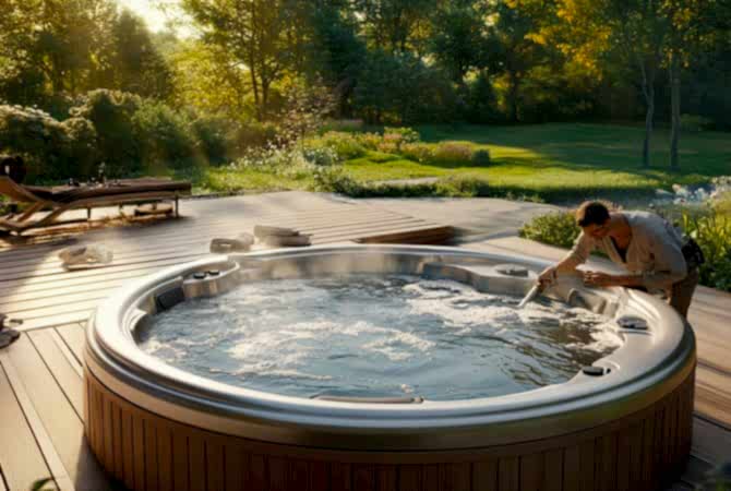 quotplumber-repairing-outdoor-hot-tub-systemquot
